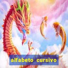 alfabeto cursivo pontilhado para imprimir pdf